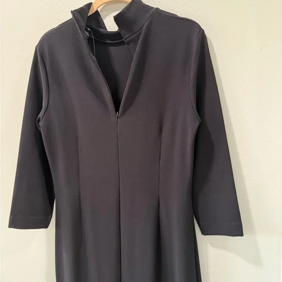 Boston Proper Black Long Sleeve Dress - Picture 7 of 12
